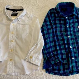 24 month button down shirt bundle. Worn twice.